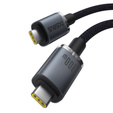 Baseus Crystal Shine – kabel USB‑C do USB‑C 100 W 1,5 m - czarny