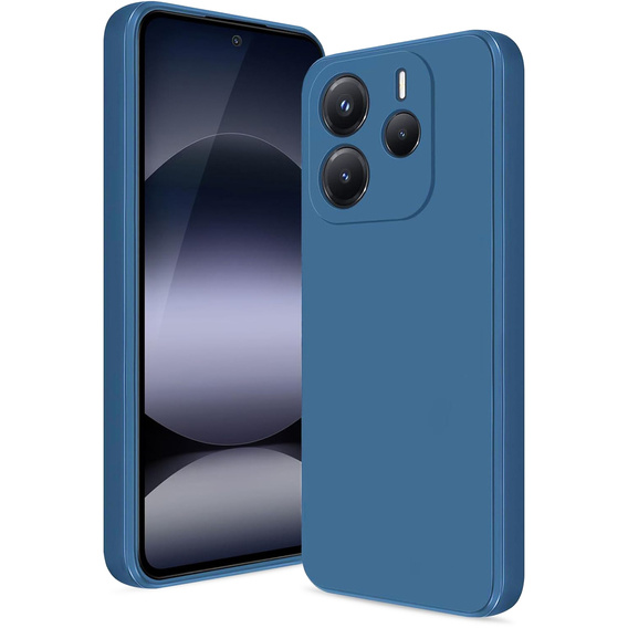 Etui do Xiaomi Redmi Note 14 4G, Silicone Lite, niebieskie