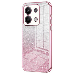 Etui do Xiaomi Redmi Note 13 5G, Glitter Case CamShield, różowe