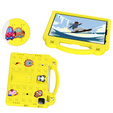 Etui do iPad 11" 2025 A16 (11 gen.) / iPad 10.9" 2022 (10 gen.), Cute Patterns, z podstawką, Żółte
