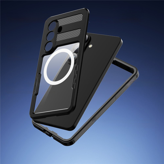 Etui wodoodporne do Samsung Galaxy S26 Plus, Redpepper, do MagSafe, czarne