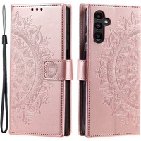 Etui z klapką do Samsung Galaxy A05s 4G, Mandala, różowe