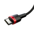 BASEUS Kabel USB PD100W/QC3.0 Type-C 200cm - Red/Black
