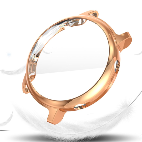 2w1 Etui z Osłoną na ekran do Huawei Watch GT 2 42mm, Różowe złoto