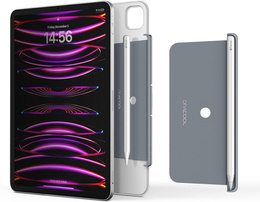 Metalowy uchwyt Dracool do Apple Pencil Pro / 2nd Gen – szary