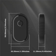 Wodoodporne etui do Samsung Galaxy SmartTag2 – zabezpieczenie lokalizatora - czarne