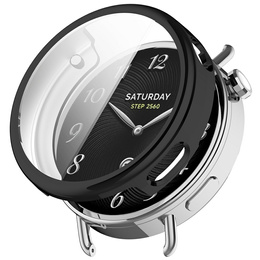 2w1 Etui z Osłoną na ekran do Xiaomi Watch S4 41mm, czarne