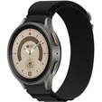 Pasek Nylonowy do Samsung Galaxy Watch 4/5/6/7/FE 40/42/43/44/45/46/47mm, Czarny