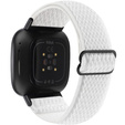 Pasek Nylonowy do Fitbit Versa 3/Versa Sense, Biały