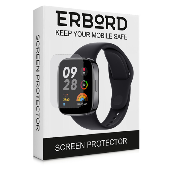 3x Folia Hydrożelowa ERBORD do Xiaomi Redmi Watch 3
