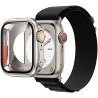 Zestaw Pasek Nylonowy + Etui 2w1 do Apple Watch 4/5/6/SE 40mm, Czarny