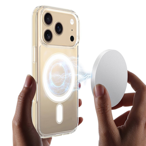 Etui do iPhone 17 Pro Max, do MagSafe, przezroczyste