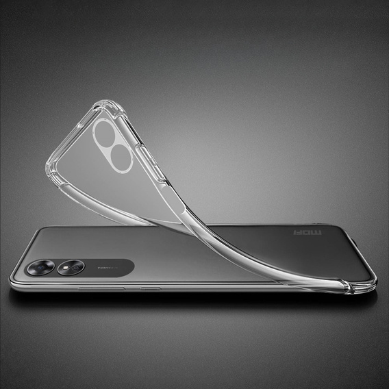 MOFI Etui do Oppo A17, Slim Flexible,Przezroczyste