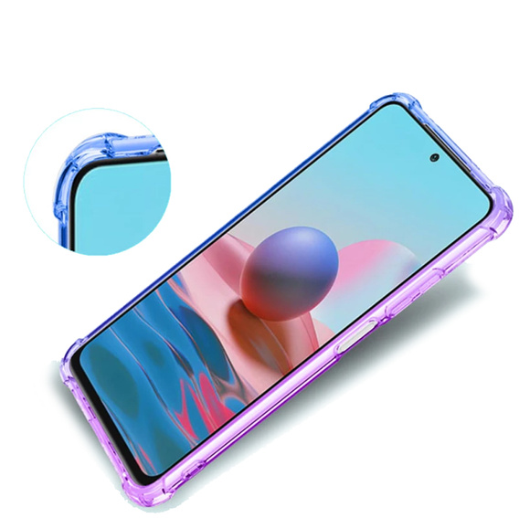 Etui Gradient Dropproof do Xiaomi 11T / 11T Pro, Fioletowe / niebieskie