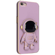 Etui do iPhone 7 / 8 / SE 2022 / SE 2020, Astronaut, fioletowe