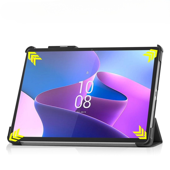 Etui do Lenovo Tab P11 Pro Gen 2 TB132FU TB132XU 11.2", Trójdzielne z miejscem na rysik, Czarne