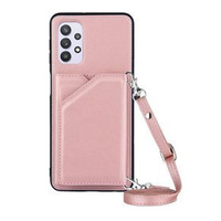 Etui Card Strap do Samsung Galaxy A32 5G - Rose Gold