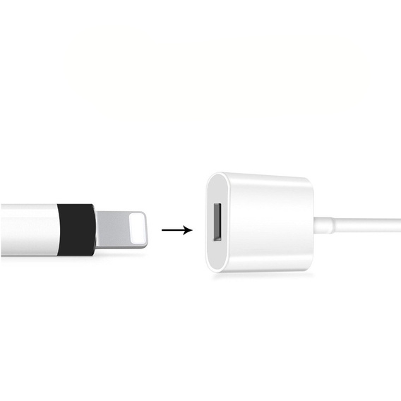 Kabel / Adapter USB do Lightning do Apple Pencil, White