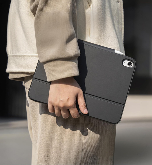 Etui z klawiaturą do iPad 11" 2025 A16 (11 gen.) / iPad 10.9" 2022 (10 gen.), Dexnor Magnetic Keyboard Touchpad, czarne