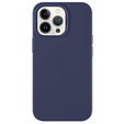 Etui ERBORD do iPhone 13 Pro, Silicone, Dark Blue