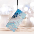 Etui z klapką do Xiaomi Redmi Note 12S, Wallet, Marble niebieskie