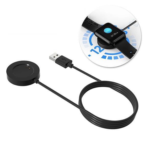 Ładowarka kabel USB do Realme Watch 2/3 Pro, Czarny