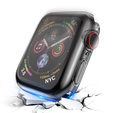 2w1 Etui + osłona ekranu do Apple Watch 7/8/9 41MM, Przezroczyste
