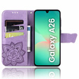 Etui z klapką do Samsung Galaxy A26 5G, Butterfly, fioletowe