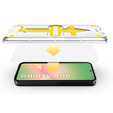 2x Szkło Hartowane do Samsung Galaxy S25 Edge, z ramką ułatwiającą montaż ERBORD Easy App