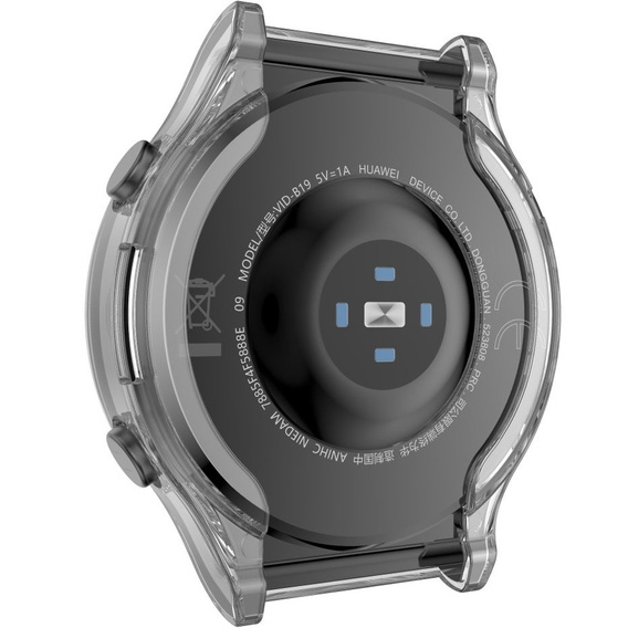 2w1 Etui z Osłoną na ekran do Huawei Watch GT 2 PRO, Przezroczyste, Bezbarwne