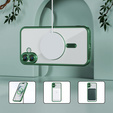 Etui do iPhone 16 Plus, Electro MagSafe, zielone + Szkło na ekran