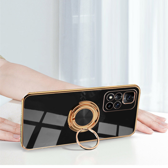 Etui do Xiaomi Poco M4 Pro 5G / Redmi Note 11S 5G, Electro Ring, czarne
