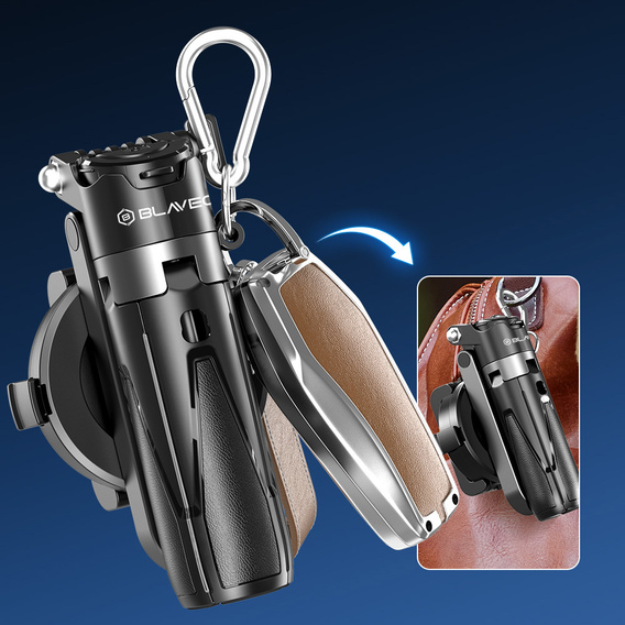 Blavec Selfie Stick Aluminium Coco Mini P-05 tripod + pilot + mocowanie 0,41 metra - czarny