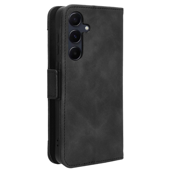 Etui z klapką do Samsung Galaxy A35 5G, Card Slot, czarne
