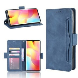 Etui z klapką do Xiaomi Mi Note 10 Lite, Card Slot, niebieskie