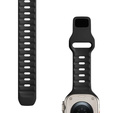 Pasek Silikonowy do Apple Watch 1/2/3/4/5/6/7/8/9/10/11/SE Ultra 1/2/3 42/44/45/46/49mm, Czarny