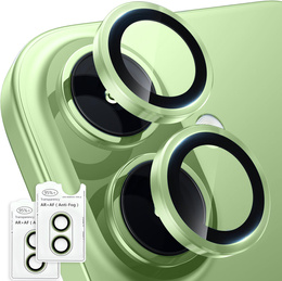 2x Szkło na aparat ERBORD OPTIK Pro do iPhone 17, zielone