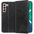 Etui Wallet do Samsung Galaxy S22 5G, Soft Leather, Black