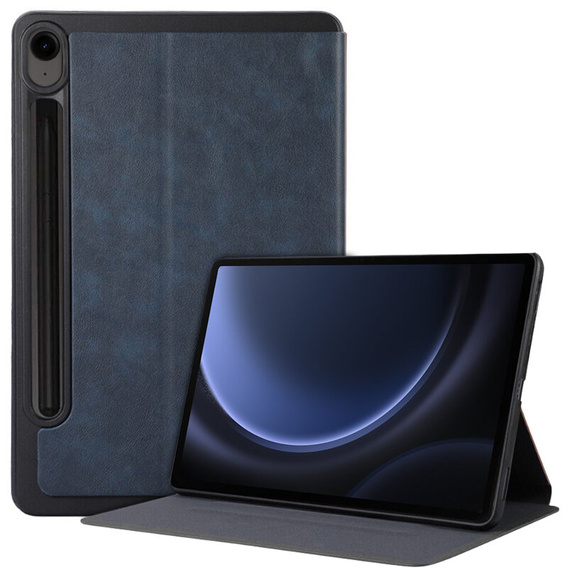 Etui do Samsung Galaxy Tab S9 FE, Smartcase z miejscem na rysik, niebieskie