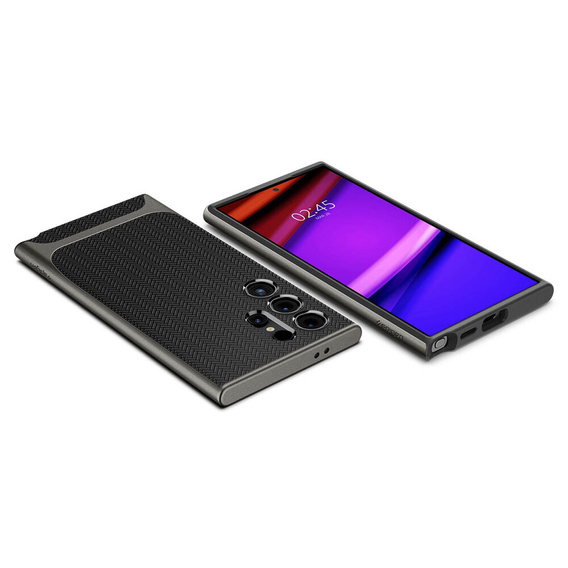 Etui SPIGEN do Samsung Galaxy S24 Ultra, Neo Hybrid, szare