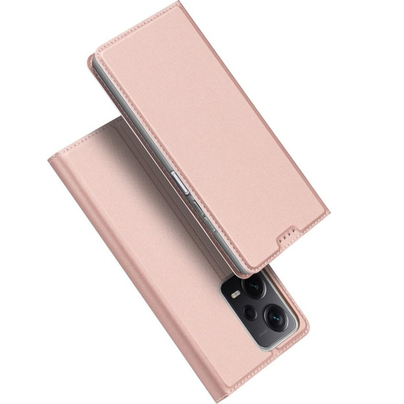 Etui Dux Ducis do Xiaomi Redmi Note 12 Pro+ 5G, Skinpro, różowe rose gold