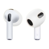 Silikonowe gumki do słuchawek Apple AirPods 3, White