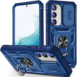 Etui pancerne do Samsung Galaxy S23 Plus, CamShield Slide, niebieskie