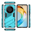Etui do Honor Magic 6 Lite 5G, Military kickstand, niebieskie
