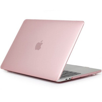 Etui do MacBook Air 13 A2337 M1 A2179 A1932, Hard Case Obudowa, Różowe