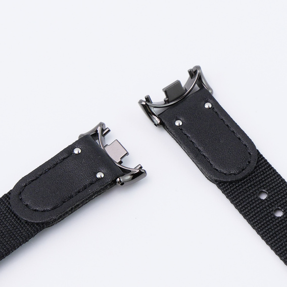 Pasek nylonowy do Xiaomi Smart Band 10 / 9 / 8, Czarny