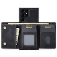 Etui do Samsung Galaxy S22 Ultra 5G, DG.MING 2in1, czarne