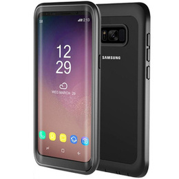 Etui do Samsung Galaxy S8, Shockproof, z folią, czarne