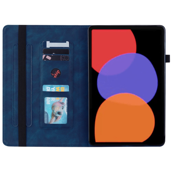 Etui do Xiaomi Redmi Pad SE 11", Wallet, niebieskie