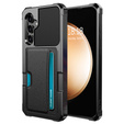 Etui do Samsung Galaxy A55 5G, Card Holder Kickstand, czarne